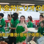 妖精のようなサンバダンサーが華やかに舞う花小金井夏祭りの様子